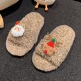 thumbnail image 2 of lnmuld Slippers for Kids Girls Winter Animal Top Slippers Cozy Indoor Footwear With Adorable Bunny Design For Children, 2 of 2