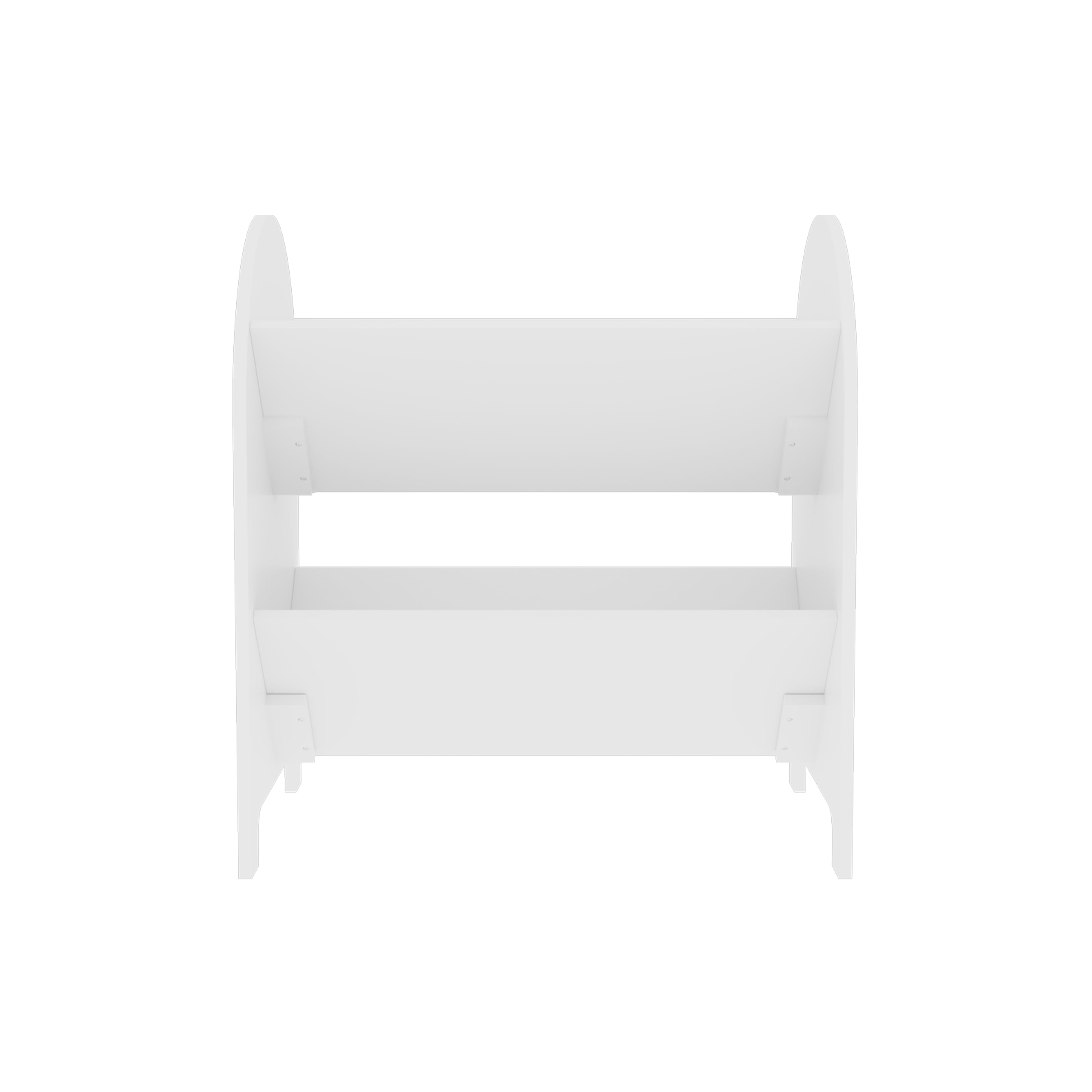 House of Happy Arched Storage Unit, White