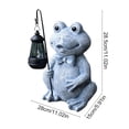 thumbnail image 3 of COM1950s Lampes Solaires d'Animaux pour l'Extérieur, Décor de Jardin en Résine avec Allumage/extinction Automatiques, Lampes Solaires Étanches pour Cour, Allée, Patio, 3 of 8