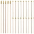 thumbnail image 4 of CIMAXIC Party 50pcs Mini Wooden Flag Rods with Gold Flag Caps Handheld Flag Sticks for DIY Crafts Party Decorations Event Celebrations School Projects,9.84"X0.2"X0.2", 4 of 5