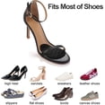 thumbnail image 3 of 3 Pair Metatarsal Pads Women Ball of Foot Cushions for Women Shoe Pads for Women Shoes That are Too Big Shoe Pads Non Slip Pads for Shoes Stop Feet from Sliding Forward in Heels High Heel Inserts, 3 of 6
