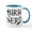 White/Blue Inside, variant on CafePress - Bird Nerd Mug - 11 oz Ceramic Mug - Novelty Coffee Tea Cup
