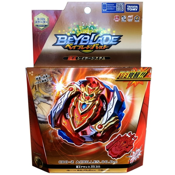 TAKARA TOMY Cho-Z Achilles .00.Dm Beyblade Burst Starter B-129