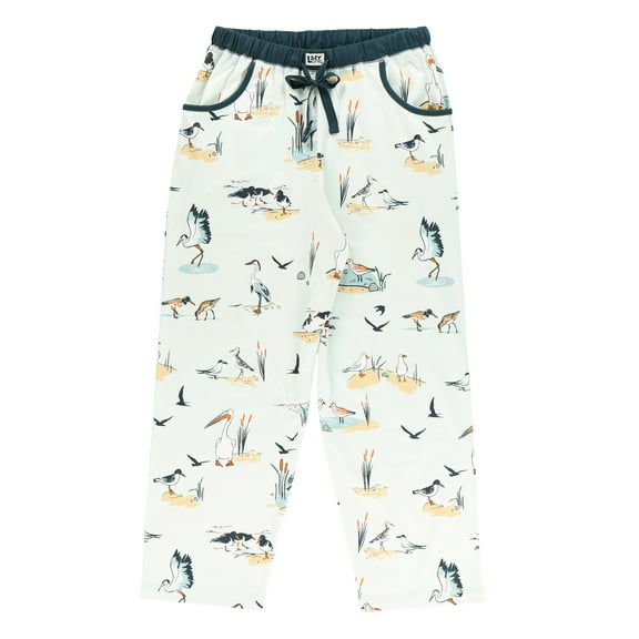 LazyOne Pajamas for Women, Cute Pajama Pants and Top Separates, Shore Am Tired, Birds, X-large