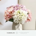 thumbnail image 6 of 1 Pcs Artificial Flower Hydrangea, Fake Hydrangea, Realistic Silk Bouquet for Easter Decorations Centerpieces, Wedding & Home Decor 14.6", 6 of 6