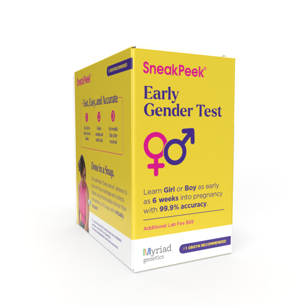 SneakPeek® Early Gender Test Kit Fast Results 99.9 Accurate