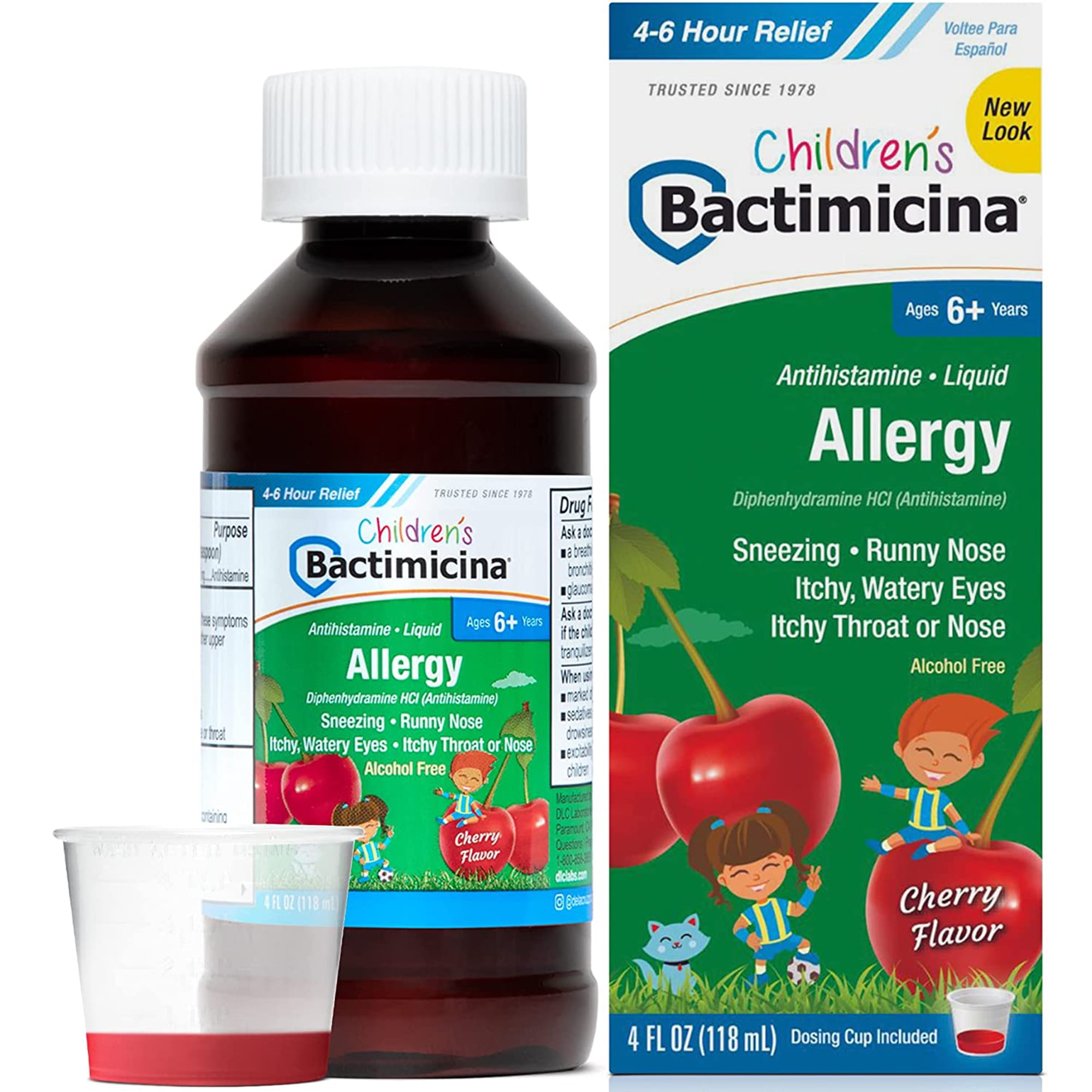 Bactimicina Children’s Allergy Medicine Allergy Liquid for Ages 6 & Up