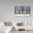 thumbnail image 3 of Trademark Fine Art 'Birch Snowy Night' Canvas Art by Annelein Beukenkamp, 3 of 3