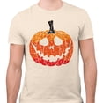 thumbnail image 2 of Pumpkin Face Ombre Shirt Unisex Medium Natural, 2 of 5
