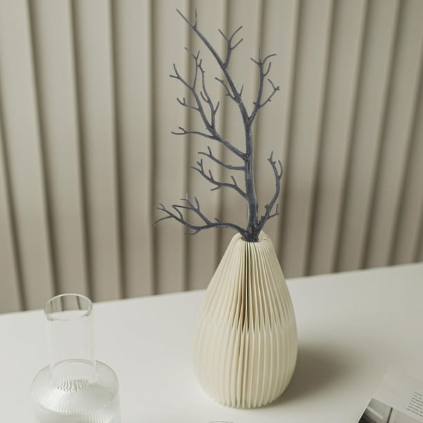 FUTUREORYY 4Ud Ramas Decorativas Negras De Plástico Para Arreglo Floral Y Decorar Mesas Y Balcones
