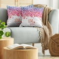 thumbnail image 5 of Ambesonne Romantic Throw Pillow Cover 2 Pack, Hearts Love Springtime, 18", Multicolor, 5 of 5