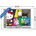 thumbnail image 3 of My Hero Academia X Hello Kitty And Friends - Shapes Wall Poster, 22.375" x 34" Framed, 3 of 6