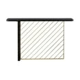 thumbnail image 2 of Benjara Wooden Console Table with Metal Accents, Gold and Black, 2 of 5