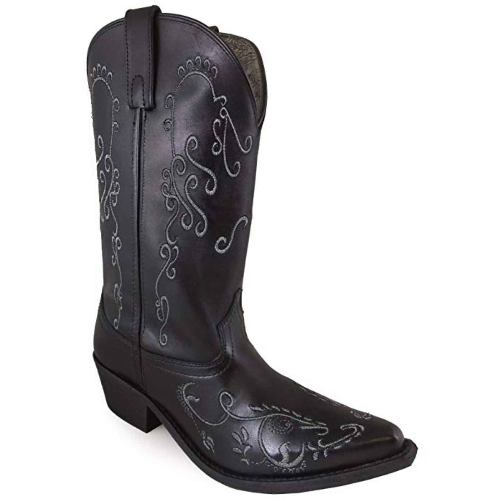 Smoky Mountain Women's Jolene 11" Black Western Boots 6863