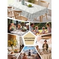 thumbnail image 6 of Sage Green Botanical Tablecloth Rectangle Table Cloth 60x120, Waterproof Tablecloth Outdoor Table Cloth, Plant Flower Floral Tree Branch Washable Table Cover for Kitchen Dinning Party, 6 of 8