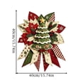 thumbnail image 2 of DIY Quilted Christmas Tree Door Decor Making Kit, Fabric Patchwork Holiday Wreath Craft Set, Hand‑Sew Wall Hanging Ornament for Christmas Home Decoration, 2 of 8
