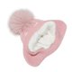 thumbnail image 5 of Gorro protector de orejas, diadema de rayas con lunares, gorro de punto para mujer en invierno., 5 of 6