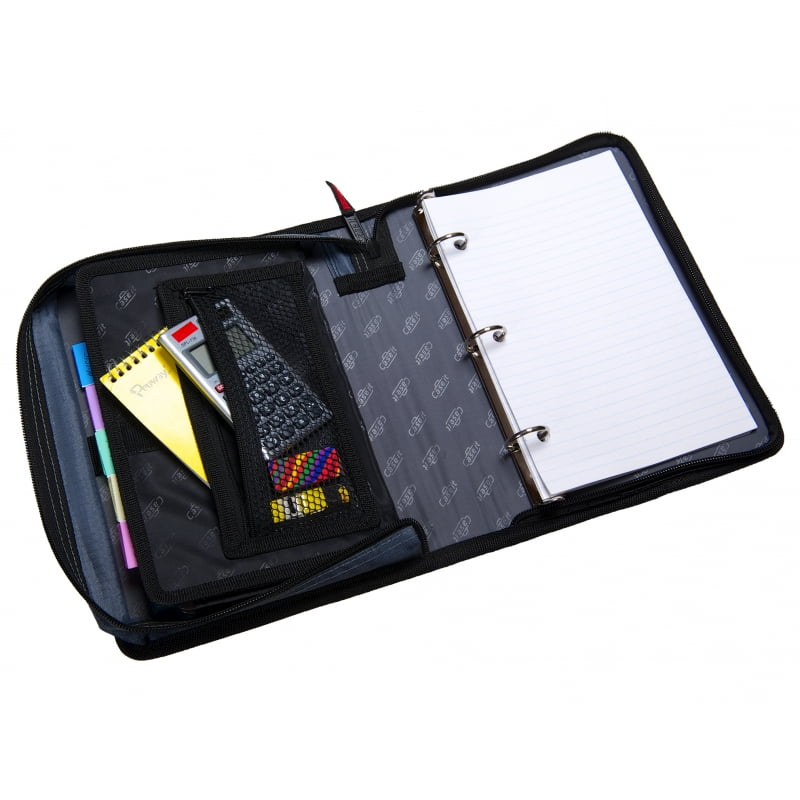 PRO Platinum Mead 1-1/2Inch Zipper Binder Color Selected For You 88006 3 Ring Binder Heavy Duty