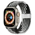 thumbnail image 5 of LEIXIUER Braided Solo Loop Strap for Apple Watch Bands 40mm 44mm 45mm 41mm 42mm 38mm 49mm Men Women Elastic Nylon Wristwatches Sport Loop Band Belt Bracelet iWatch Series 8 7 SE 6 5 4 3 2 1 Wristbands, 5 of 11