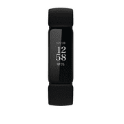 Fitbit FB418BKBKBNDLS Inspire 2 Bundle Black Watch, Black Band White