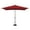 Red, variant on SimplyShade 10ft Outdoor Patio Rectangle Market Umbrella with Black Push Button Tilt, Blue