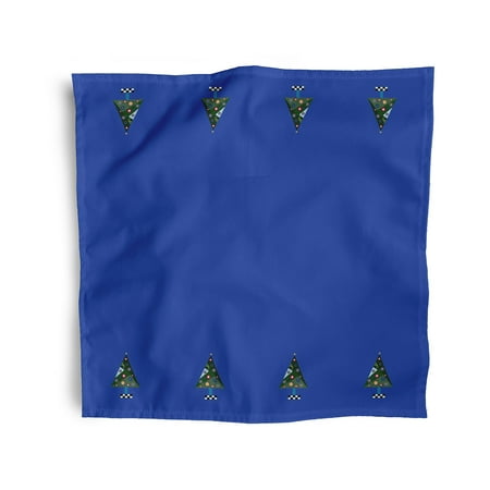 

Simply Daisy 18 x 18 Blue Crazy Christmas Napkins Set of 4