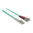 thumbnail image 3 of Intellinet Fiber Optic Patch Cable, OM3, ST/LC, 3m, Aqua, Duplex, Multimode, 50/125 ��m, LSZH, Fibre, Lifetime Warranty, Polybag - Patch cable - ST multi-mode (M) to LC multi-mode (M) - 3 m - fiber optic - duplex - 50 / 125 micron - OM3 - halogen-free - aqua, 3 of 5
