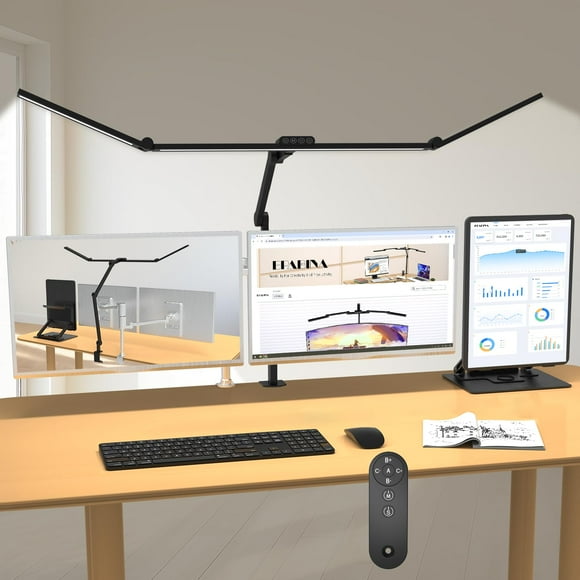 Lámpara de escritorio EPABINA 3000 lúmenes, 36 W, ultra brillante con abrazadera de 120 cm