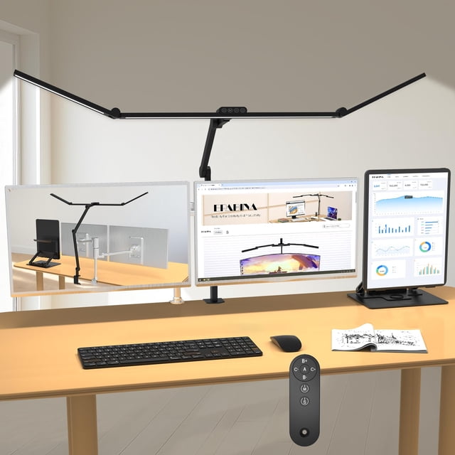 Lámpara de escritorio EPABINA 3000 lúmenes, 36 W, ultra brillante con abrazadera de 120 cm
