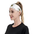 thumbnail image 6 of Yiaed Bee Print Sports Headbands,Moisture Wicking Workout Headband, Sweatband Headbands for Running,Cycling for Women and Men, 6 of 8