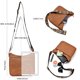 thumbnail image 5 of Bolsos de mujer Bolsos de hombro para mujer Bolsos cruzados para mujer de tamaño mediano Bolsos de mujer de cuero PU Bolsos de mujer con correa ancha, 5 of 5