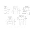 thumbnail image 4 of Bangus Robe Musulmane pour Filles, Robe de Prière Islamique à Manches Longues avec Hijab, 4 of 4