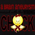 thumbnail image 3 of CafePress - Brain Aneurysm Wrong Chick 1 T Shirt - Women's Traditional Fit Dark T-Shirt, 3 of 4
