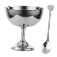 thumbnail image 3 of Tnarru Ice Cream Cup High Base Multipurpose Pudding Cup for Pub Birthday Party Home 200ml, 3 of 8