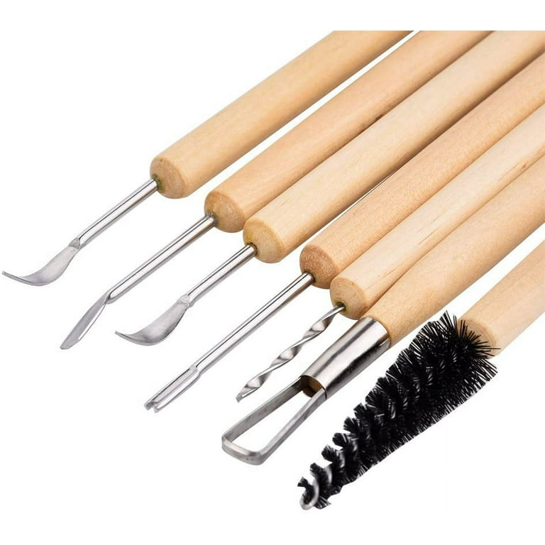 Westmell 45PCS Pottery Clay Sculpting Tools Set, Ceramic Clay Carving Tool  Wood Stainless Steel Silicone for Beginners Professional Art Crafts Schools  and Home …