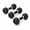 Rubber Grip-2.5 LB Pair, variant on Rubber Grip 22.5 LB Pair Hex Dumbbell Hand Weights for Home Gym Strength