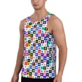 thumbnail image 2 of Goofa Sea animals Collage Pattern Men's Workout Tank Top Slim-Fit Tank Quick Dry Fit Muscle Tank Top Beach Tank Top Bodybuilding Sleeveless T Shirt-Medium, 2 of 7