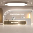 thumbnail image 2 of Lectern Hotel Reception Desks Front Luxury Front Commercial Conference Gym Table Reception Desks Podium Bar Tresen Furniture My Lux Decor Round, 2 of 7