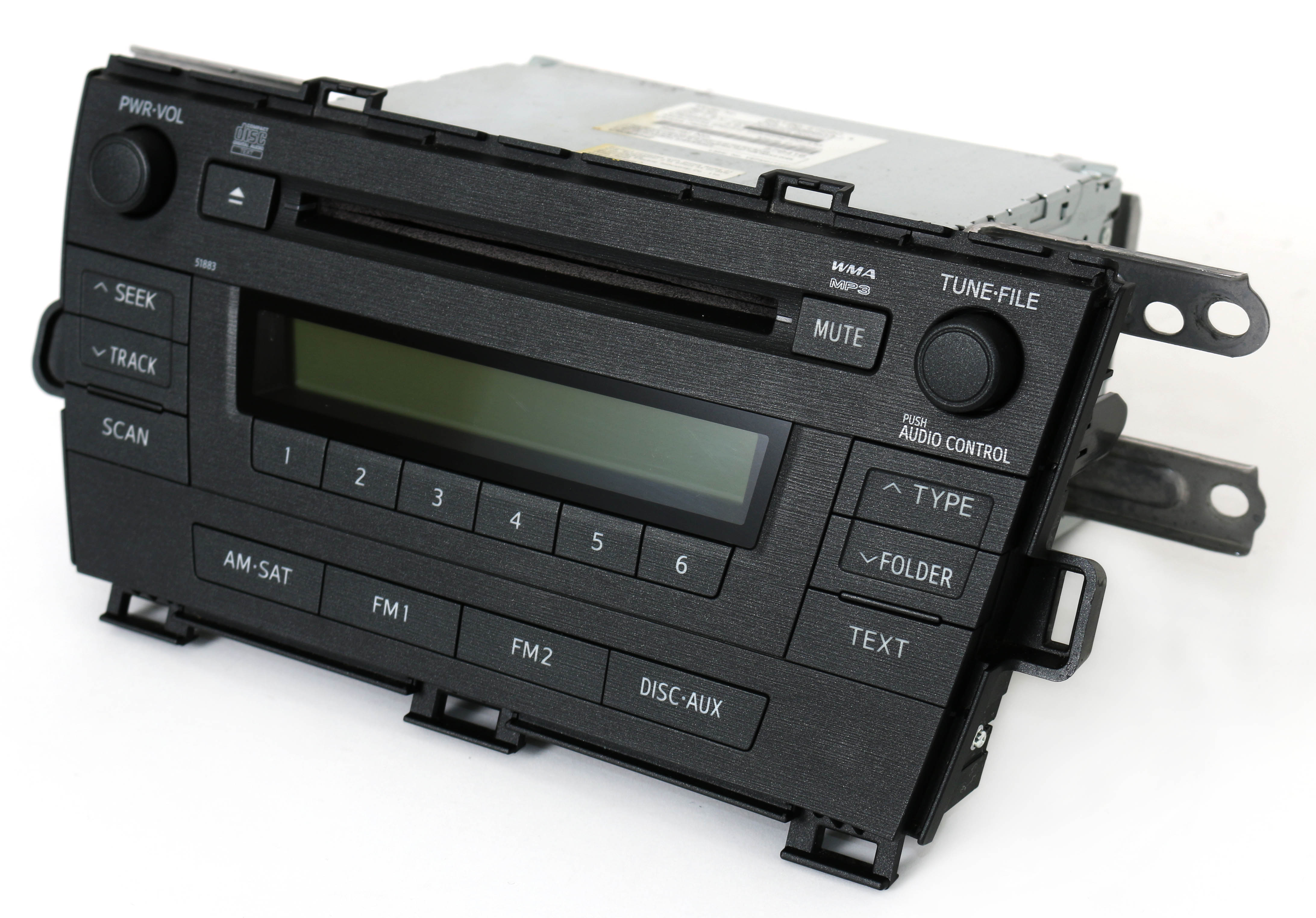 Restored 2010-2011 Toyota Prius AM FM Radio mp3 CD Face ID 51883 86120-47290 (Refurbished)