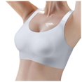 thumbnail image 1 of FhsagQ Soutien-Gorge Femme Soutiens-Gorge String Femme Confortable et Transparent Bretelle Sans Armature Dos Nu Sans Mousse avec Bretelles Convertibles Soutiens-Gorge Femme Résille Soutiens-Gorge Femme Téton Exposé Gris G, 1 of 7