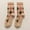 Khaki, variant on Summer Saving Clearance AXXD Running Socks Women,Winter Socks Diamond Lattice Middle Tube Stocking Socks