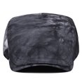 thumbnail image 2 of Gorra plana negra lavada ajustable para hombres y mujeres, 2 of 2