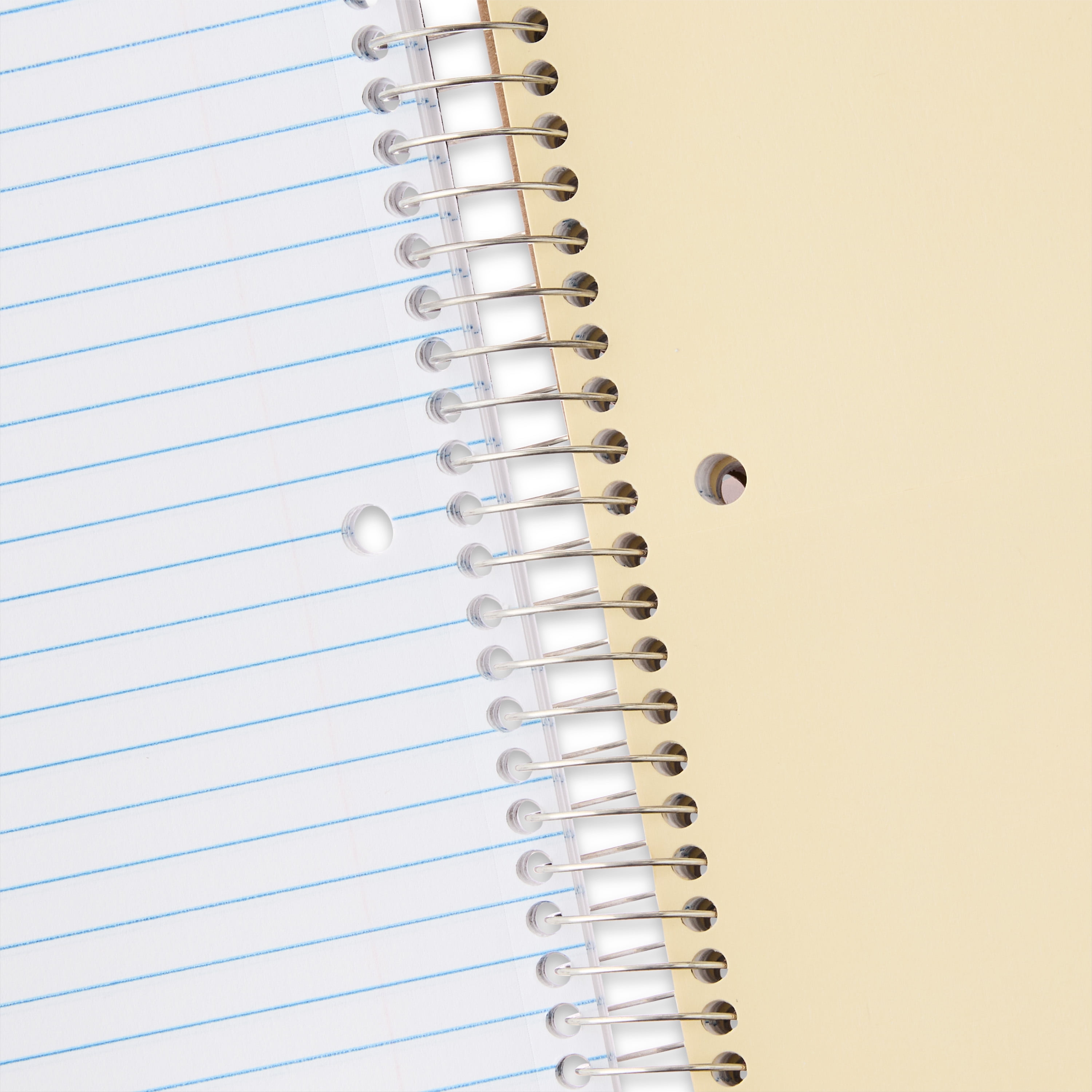 Pen+Gear Wide Ruled 5-Subject Poly Notebook, Black, 8.5" x 10.5", 160 Sheets