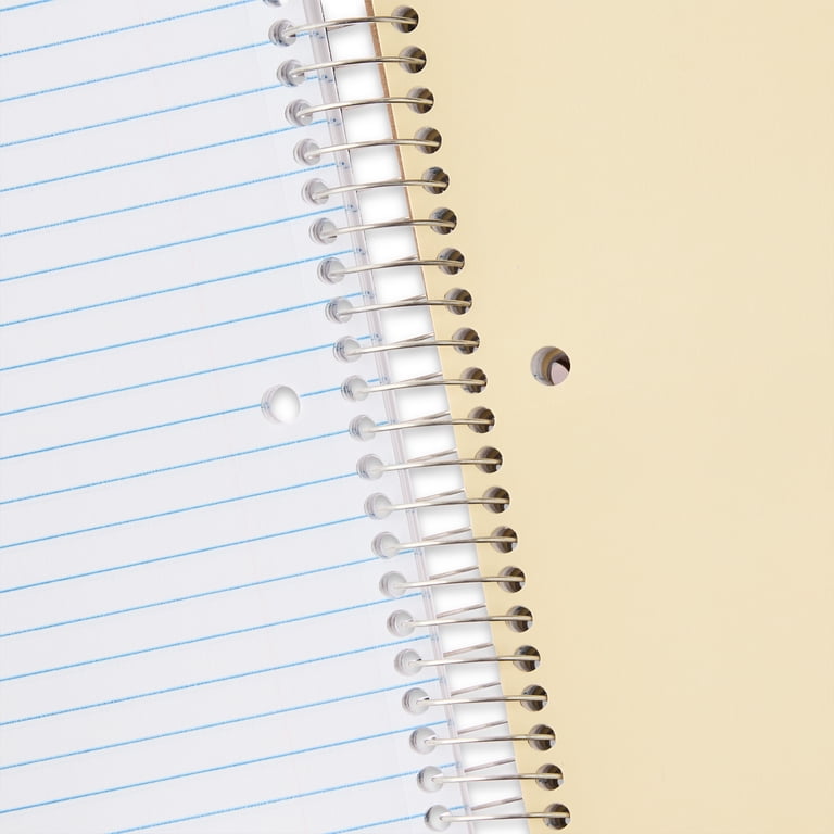 Pen+Gear 5-Subject Spiral Notebook, 160 Sheets, Black photo 4