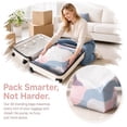 thumbnail image 5 of No Pump Vacuum Storage Bags – Press And Seal Large Vacuum Storage Compression Bags, Keeps Clothes Dry & Dust‑free, No Pump 3D Vacuum Storage Bag for Bulky Bedding & Off‑Season Gear (1, Large), 5 of 7