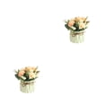 thumbnail image 1 of Advancent Flores artificiales Florero de cerámica Plantas de hortensias falsas Jardinera de interior Type1 NO1, 1 of 6