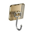 thumbnail image 3 of Adhesive Hanger Hooks, Adhesive Sticky Hooks Unique Design Seamless  for Kitchen Crystal Color,Gray,Champagne,Green, 3 of 8