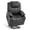 Grey-Medium, variant on Mcombo Electric Power Lift Recliner Chair Sofa with Massage and Heat for Elderly, 3 Positions, 2 Side Pockets and Cup Holders, USB Ports, Faux Leather 7040
