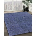 thumbnail image 2 of Ahgly Company Indoor Rectangle Mid-Century Modern Purple Oriental Area Rugs, 3' x 5', 2 of 6