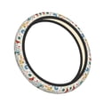 thumbnail image 2 of Naloa Dogs Funny Pets Elastic Steering Wheel Cover, Auto Steering Wheel Cover – 15 Inch , Comfortable Grip, Fit Suvs,Vans Cars,Trucks, 2 of 8